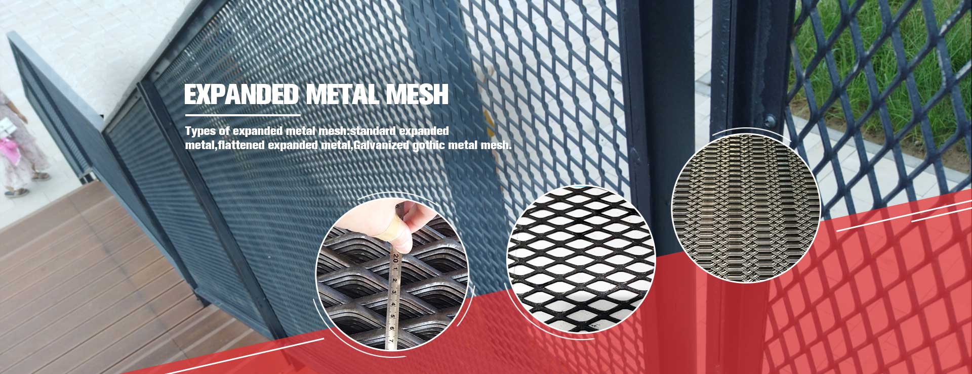 expanded metal mesh panels
