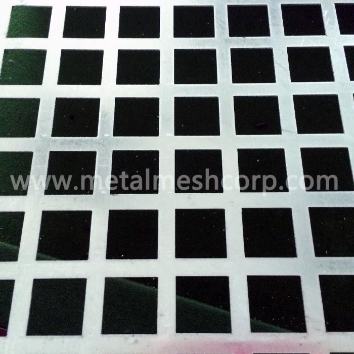 Square Hole Perforated Metal Mesh