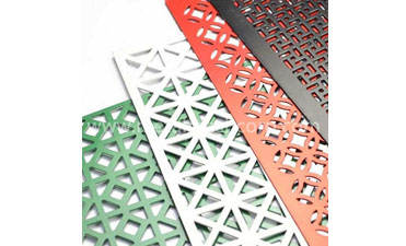How is perforated mesh made?
